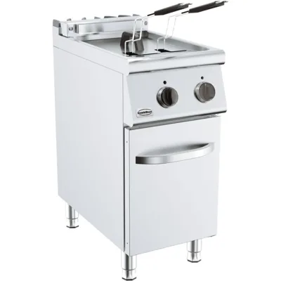 Elektrická fritéza 18 L s podstavcem, (Š x H x V) 400x700x900 mm