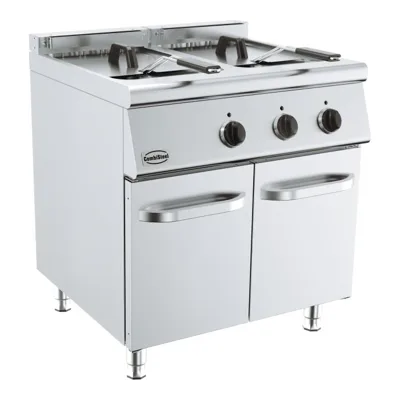 Elektrická fritéza 2x10 L s podstavcem, (Š x H x V) 800x700x900 mm