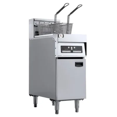 Elektrikli Fritöz 2 x 12.5 L, Paslanmaz Çelik, 18 kW, (G x D x Y) 400 x 800 x 1180 mm
