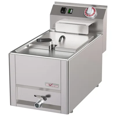 Elektrická fritéza 8 litrů, 3 kW, (Š x H x V) 330 x 600 x 290 mm, nerez