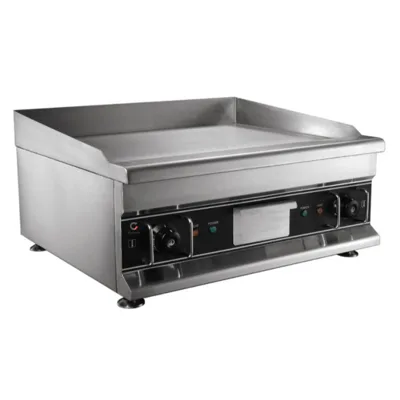 Elektrogrillplatte, Chrom, 5 kW, (B x T x H) 600x520x310 mm