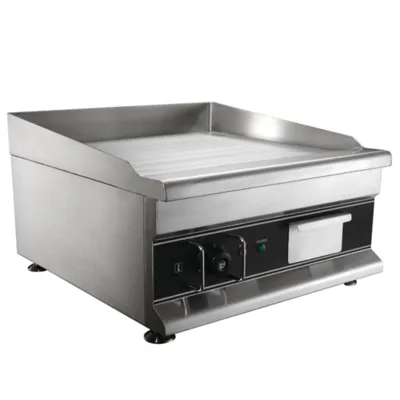 Elektro Grillplatte, glatt, 3 kW, (B x T x H) 500 x 520 x 310 mm