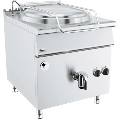 Elektro Kochkessel 150L, Indirekt beheizt, 12 kW, (B x T x H) 800x900x900 mm