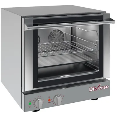 Elektrikli Konveksiyon Fırını 4x 460x340 mm, (G x D x Y) 590 x 650 x 575 mm, Paslanmaz Çelik, 3 kW