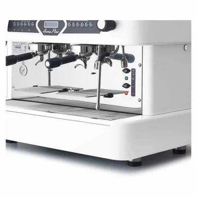 Espresso Makinesi Aroma Line, 2 gruplu, otomatik ekranlı, Beyaz, 11 litrelik bakır kazan, 3,7 kW, (G x D x Y) 750 x 600 x 595 mm, 230 V