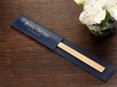 Chopstick Case "Pacifico" (3.5 × 24 cm) – Customizable with Logo or Restaurant Name – Various Colors