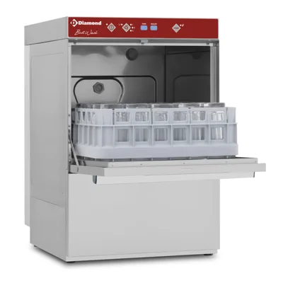 AquaPro 400 Full Hygiene | Glasswasher with Break Tank – 400x400 mm, 436x535x670 mm