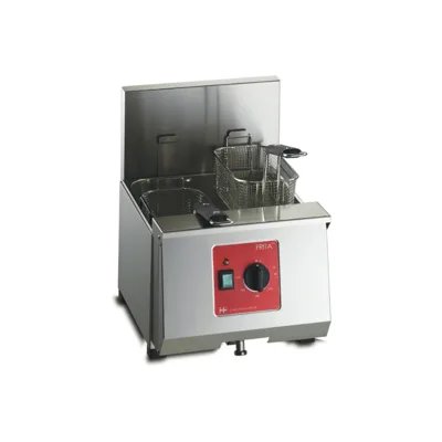 FriFri Frita 8 elektrická stolní fritéza, jeden tank, 2 koše, 6,9 kW, (Š x H x V) 360 x 475 x 455 mm