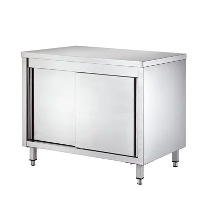 Arbeitsschrank / 2 Schiebetüren - 1000 x 700 x 850 mm