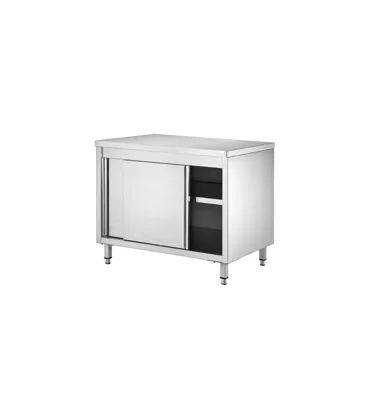 Arbeitsschrank / 2 Schiebetüren - 1400 x 700 x 850 mm