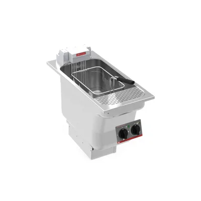 FriFri Silofrit 311 Elektro-Nudelkocher als Einbaugerät | 1 Korb | 7,5 kW | 400 V | (BxTxH) 300×630×875 mm