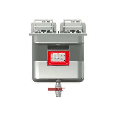 Elektrická vestavná fritéza FriFri Touch 412, jedna nádoba, 2 koše, 18 kW, 3fázová, (Š x H x V) 400 x 630 x 809 mm