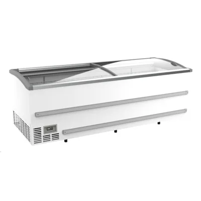 FrozenMaster Super 2500 | Profi-Supermarkt-Tiefkühltruhe – 2,5 m, Weiß, 1216 l
